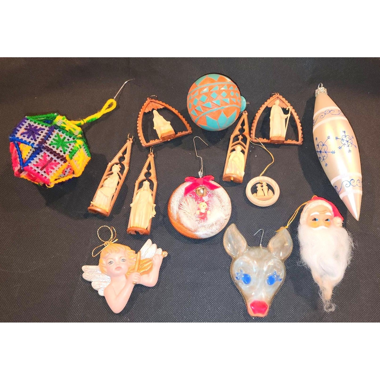 Vintage Christmas Ornament Collection Set of 13 Assortment - Etsy