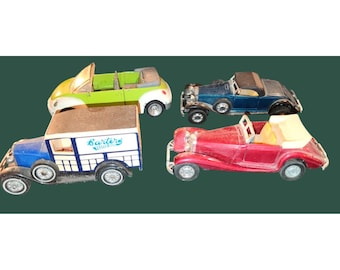 ヴィンテージ リードワークス ブリキ製フリクションおもちゃの車
