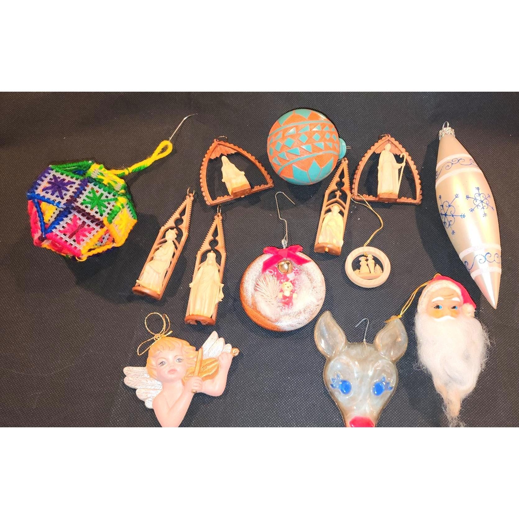 * vintage ornaments ❀ * ✴ * クリスマスセット (a) USA vintage】クリスマス オーナメント セット① – 雑貨屋ポッポ