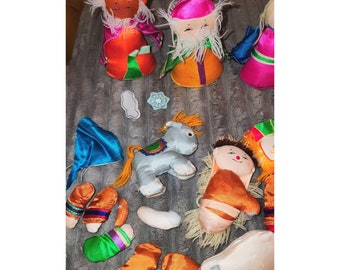 9 Piece Soft Play Nativity Set Christmas Toddler Preschool Needs Love•Q6