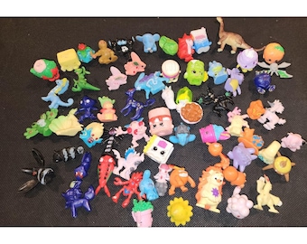 Lote de 63 figuras de animales en miniatura surtidas de Shopkins