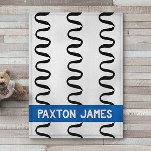 Personalized Baby Blanket, Name Blanket, Baby Shower Gift - Minky, Sherpa, Fleece, Sweatshirt, Satin Trim Blanket - FREE SHIPPING!