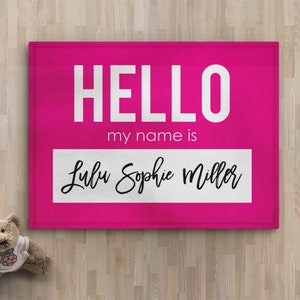 Personalized Baby Blanket, Name Blanket, Baby Shower Gift - Minky, Sherpa, Fleece, Sweatshirt, Satin Trim Blanket - FREE SHIPPING!