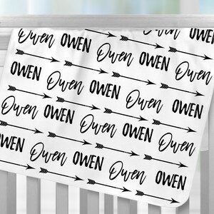 Personalisierte Babydecke, Name Decke, Baby-Dusche-Geschenk - Minky, Sherpa, Fleece, Sweatshirt, Satin Trim Decke - kostenloser Versand!