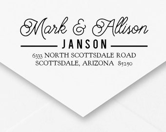 Personalized Self-Inking Address Stamp, Custom Stationery