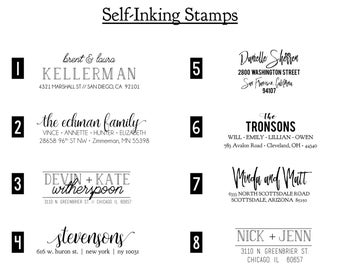 Self-Inking Address Stamp, Personalized Stationery, Wedding Gift