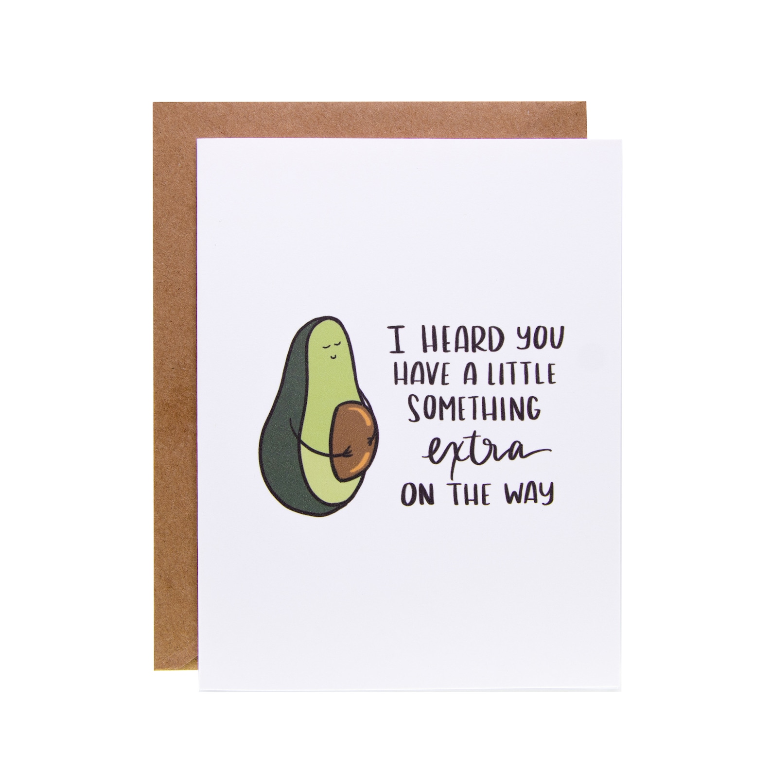 Funny Pregnancy Card Cute Pregnancy Card Pregnant Avocado Etsy