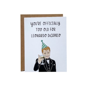 Cartão de aniversário engraçado | Cartão de aniversário original | Cartão de Aniversário Leo
