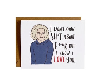 Funny Valentine's Day Card | Unique Valentine's Day Card | Love Card | I Know I Love You