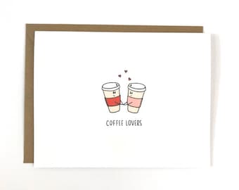 Funny Love Card | Coffee Lovers