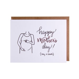 Tarjeta no oficial del Día de la Primera Madre / Tarjeta única de 1er Día de la Madre