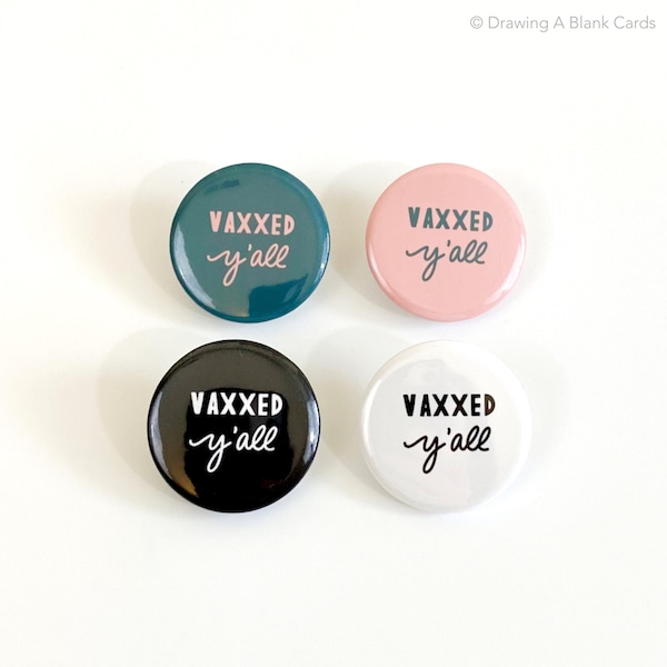 Funny Vaccination Flair Pin | Unique Vaccination Pins | Vaxxed Y’all