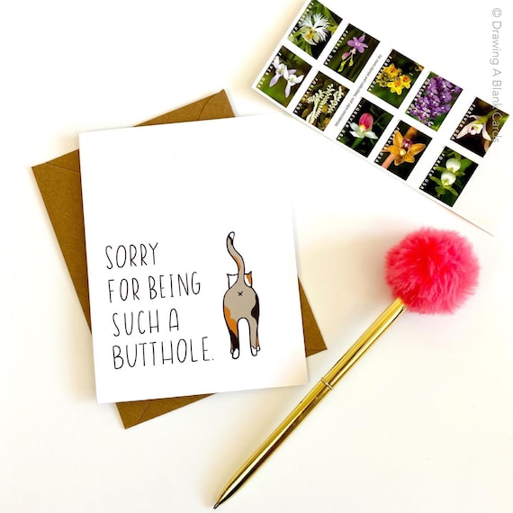 Funny Apology Card Unique Apology Card Funny Im Sorry - Etsy Funny Apology Card Unique Apology Card Funny Im Sorry - Etsy