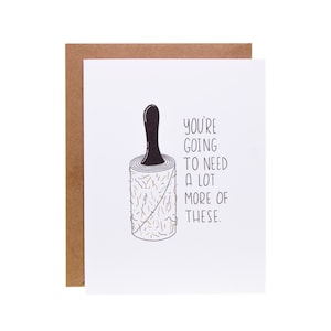 Funny New Pet Card | Unique New Pet Card | New Dog Card | New Cat Card | New Fur Baby