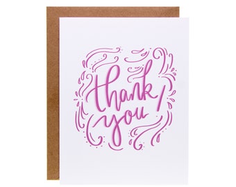 Cute Thank You Card | Unique Thank You Card | Pretty Thank You Card