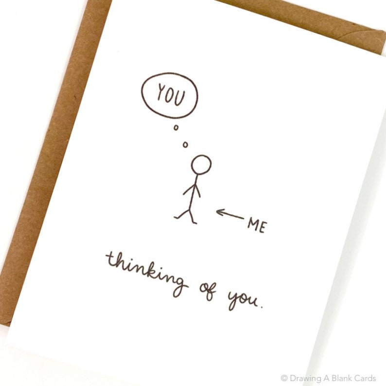 Funny Thinking of You Card Funny Quarantine Card Funny - Etsy