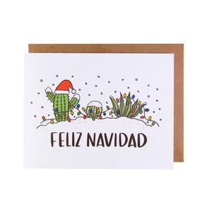 Cartão de Natal engraçado | Cacto Feliz Navidad