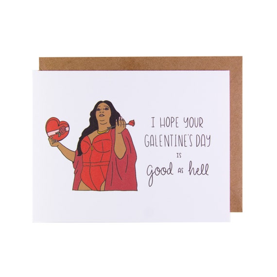 1 Funny Valentine's Day Card with Envelope - Edible Underwear