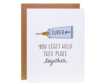 Funny Coworker Farewell Card | Funny Goodbye Card | Unique Employee Goodbye Card