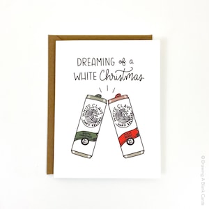 Funny Christmas Card | Unique Christmas Card | Dreaming of a White Christmas