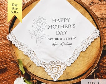 Mothers Day Gift from Daughter, Handkerchief Keepsake