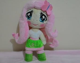 Plush doll Fluttershy human toy mlp.