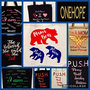 Tote Bags and Tee Shirts