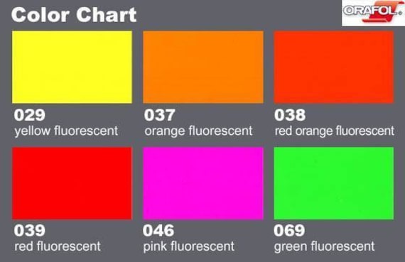 Oracal 8500 Color Chart