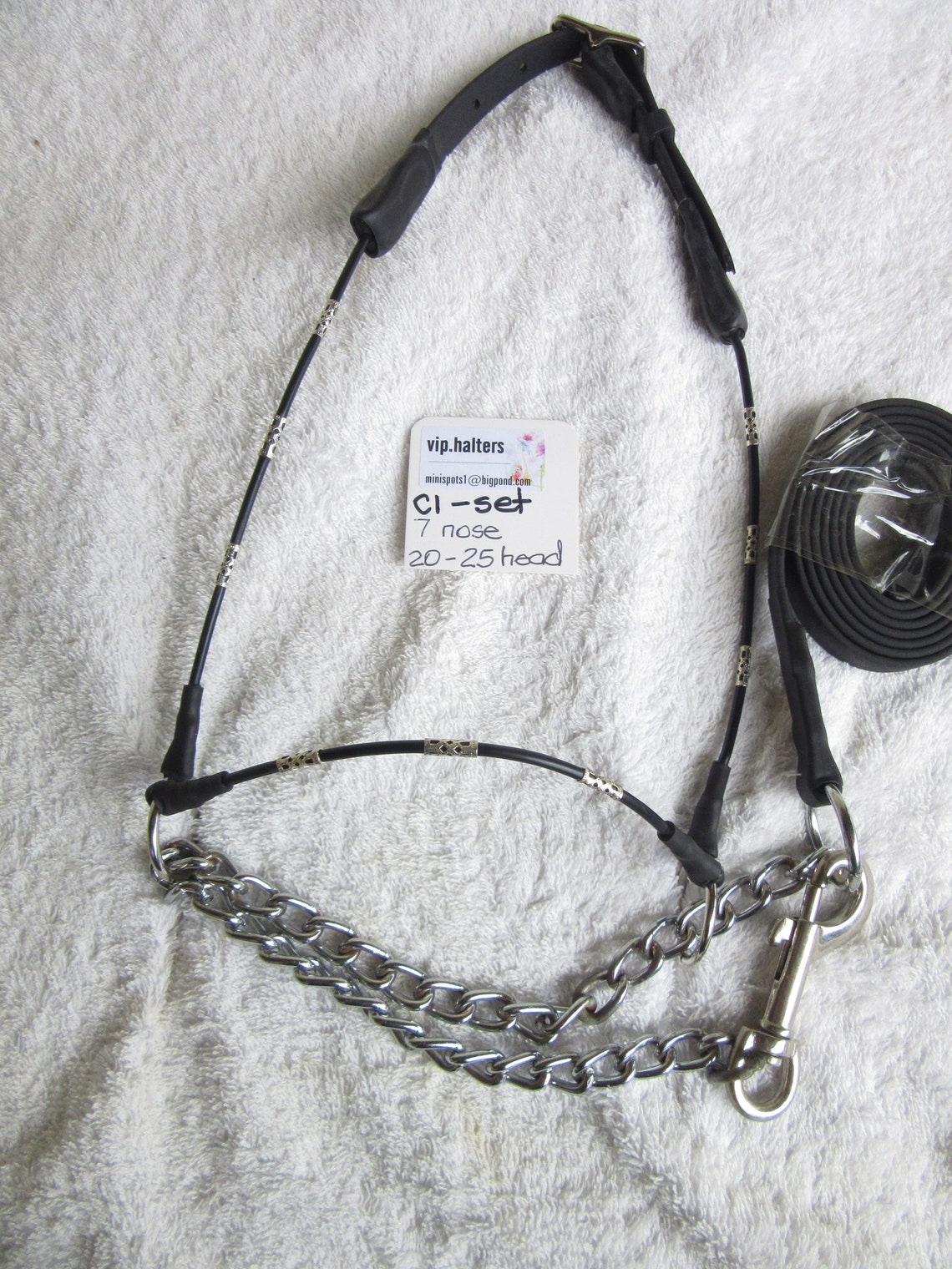 C1 Miniature Horse Cable Halter Set Etsy