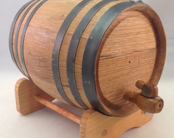 Charred American White Oak Aging Barrel