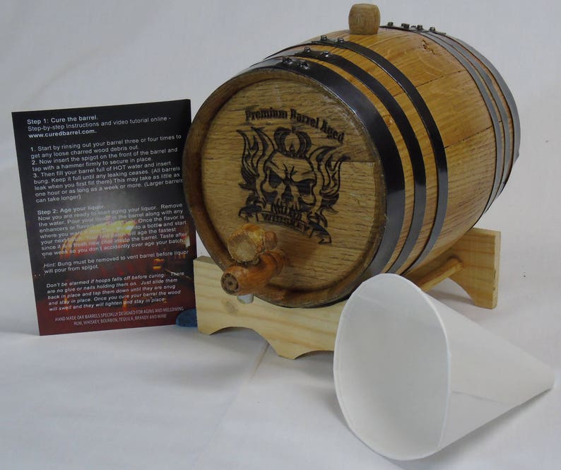 Buy Custom Engraved 10 Liter Oak Barrels For Aging Whiskey, Rum
