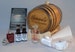 Custom Engraved 2 Liter Oak Barrel Flavoring Kit - Make Your Own Flavored Alcohol. Mini flask and cleaning kit included 