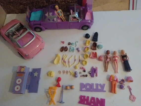 polly pocket purple car