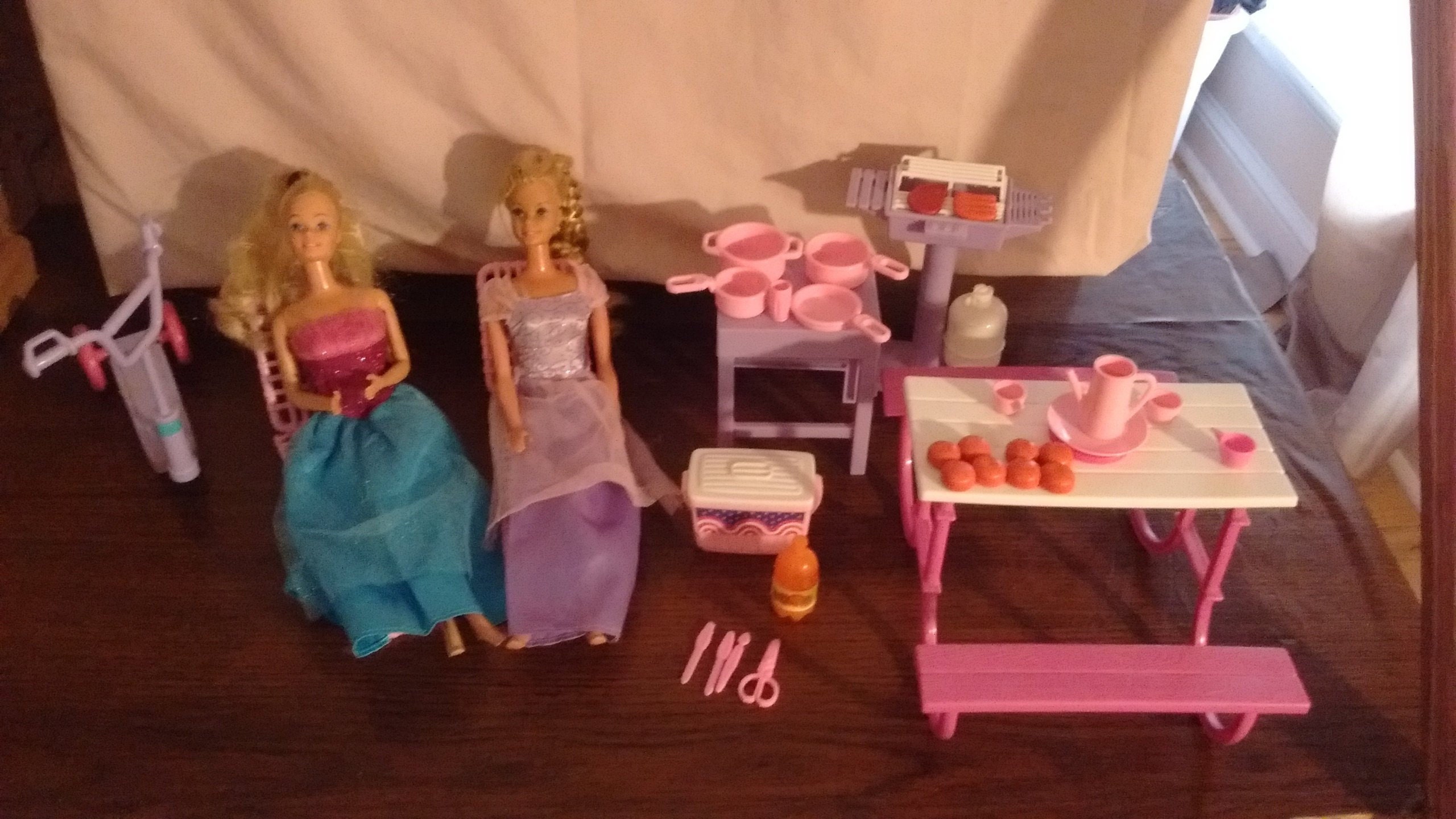 barbie bbq playset