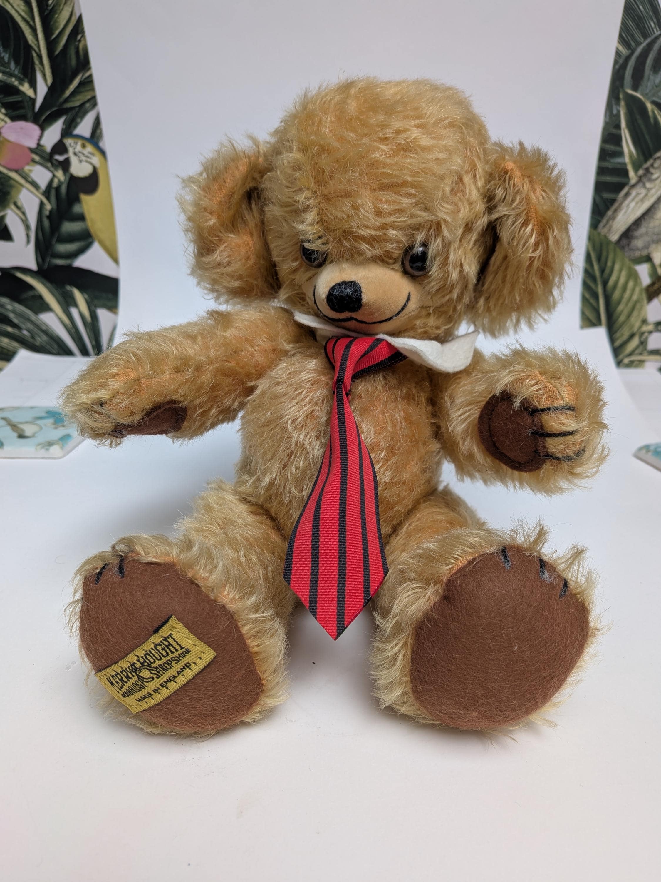 1940年代Merrythought チーキー テディベア タグ付き 22cm 1940年代Merrythought チーキー テディベア タグ付き 22cm