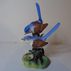 Royal Crown Derby Fairy Wrens