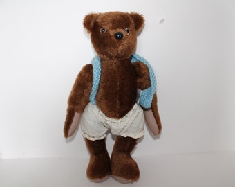 Chocolate Chip Teddy Bear by Deans Rag Book Company No 79 of 800; 12 inches tall