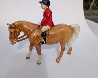 Beswick REPAINT Boy on Pony No 1500 repainted jacket read description