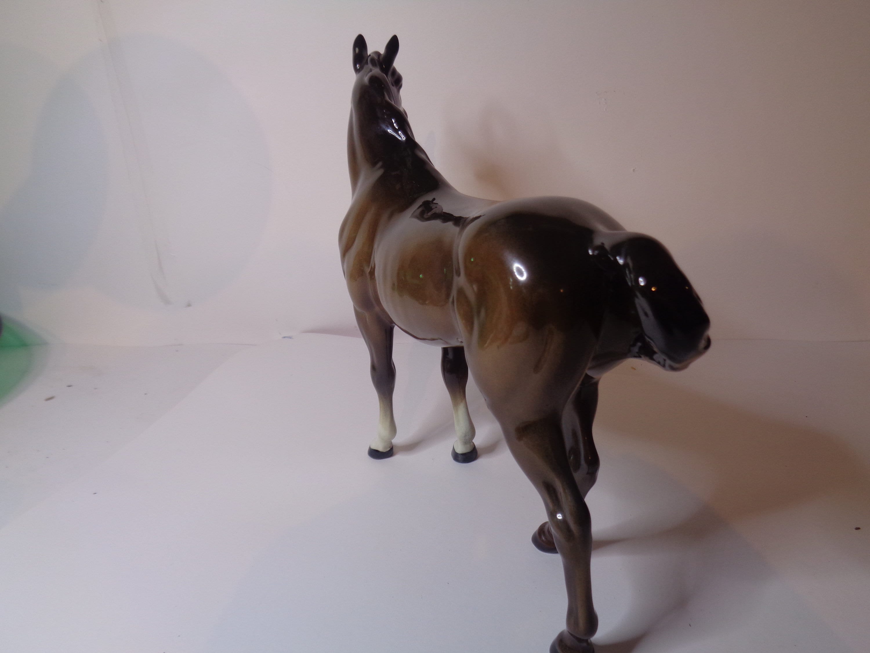 Beswick Horse Swish Tail First Version Gloss Brown No 1182 - Etsy