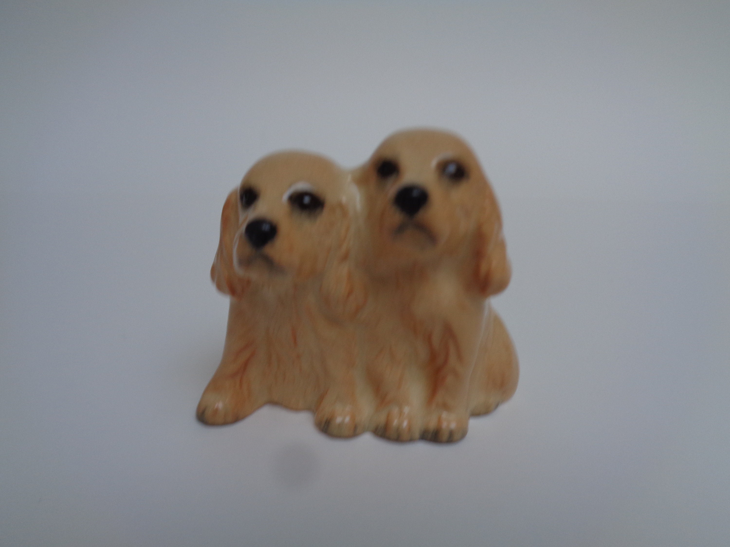 Beswick Dogs pair Spaniel Puppies (DEB) Beswick Dogs pair Spaniel Puppies (DEB)