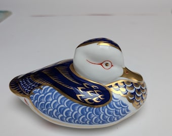 Royal Crown Derby Duck gouden stop