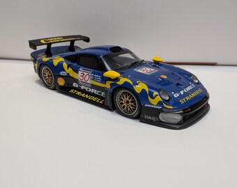 UT Models 1/18 Porsche 911 GT1 G-Force Strandell FIA GT Championship 1997 #30