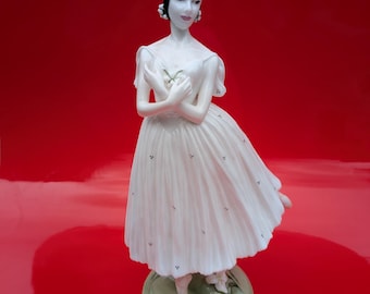 Vintage Coalport Dame Alicia Markova Figurine CW277