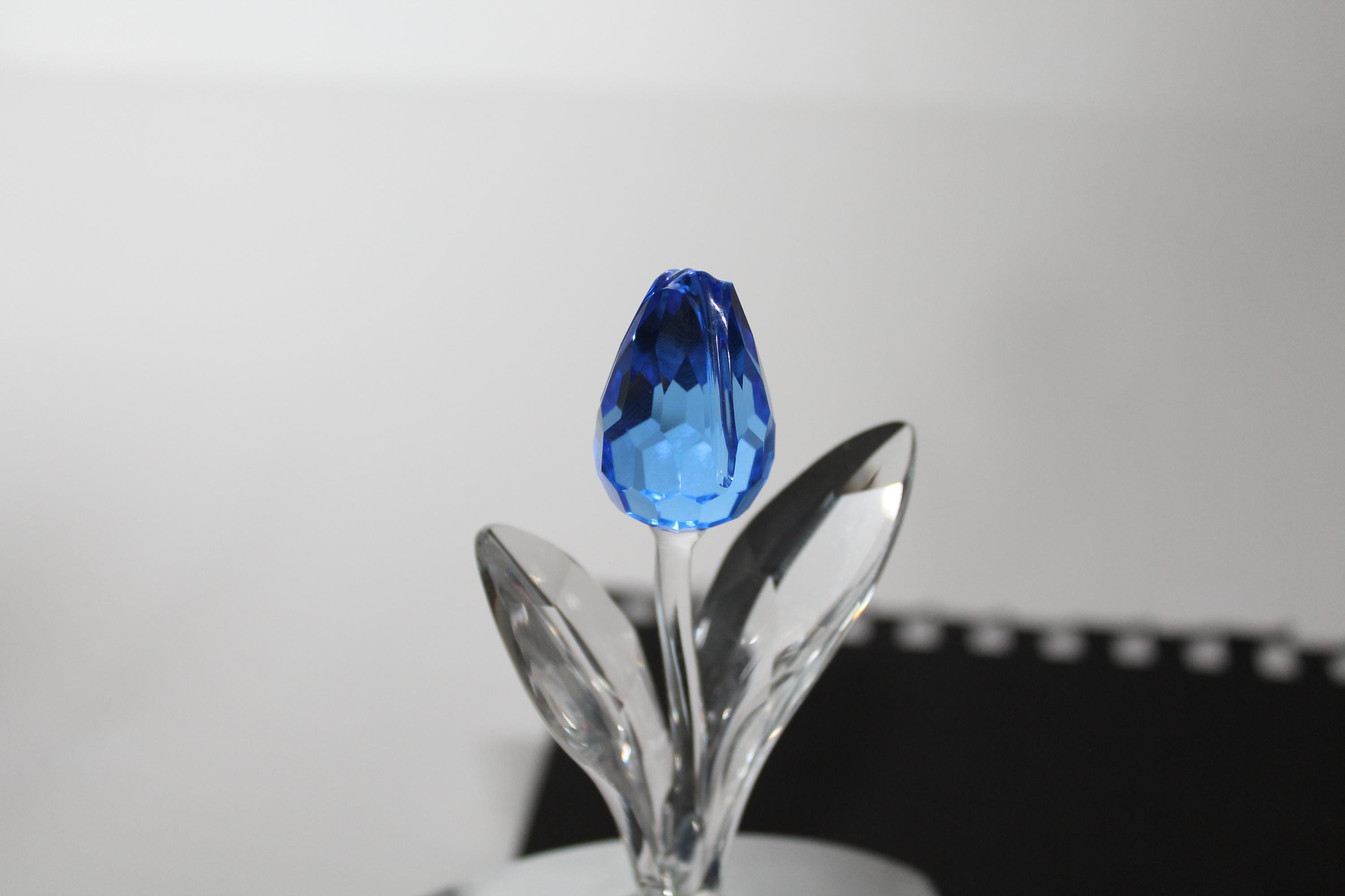 Set of 3 Swarovski Tulips With Stand - Etsy