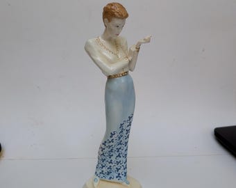 Royal Worcester beeldje "Nightsbridge meisje"