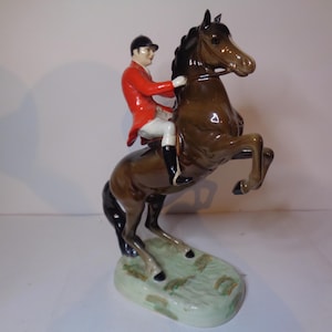 Beswick Huntsman (On Fokpaard) nummer 868 zeldzaam, maar lees de beschrijving