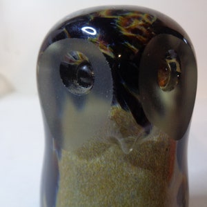 Langham Glass Paperweight of an Owl