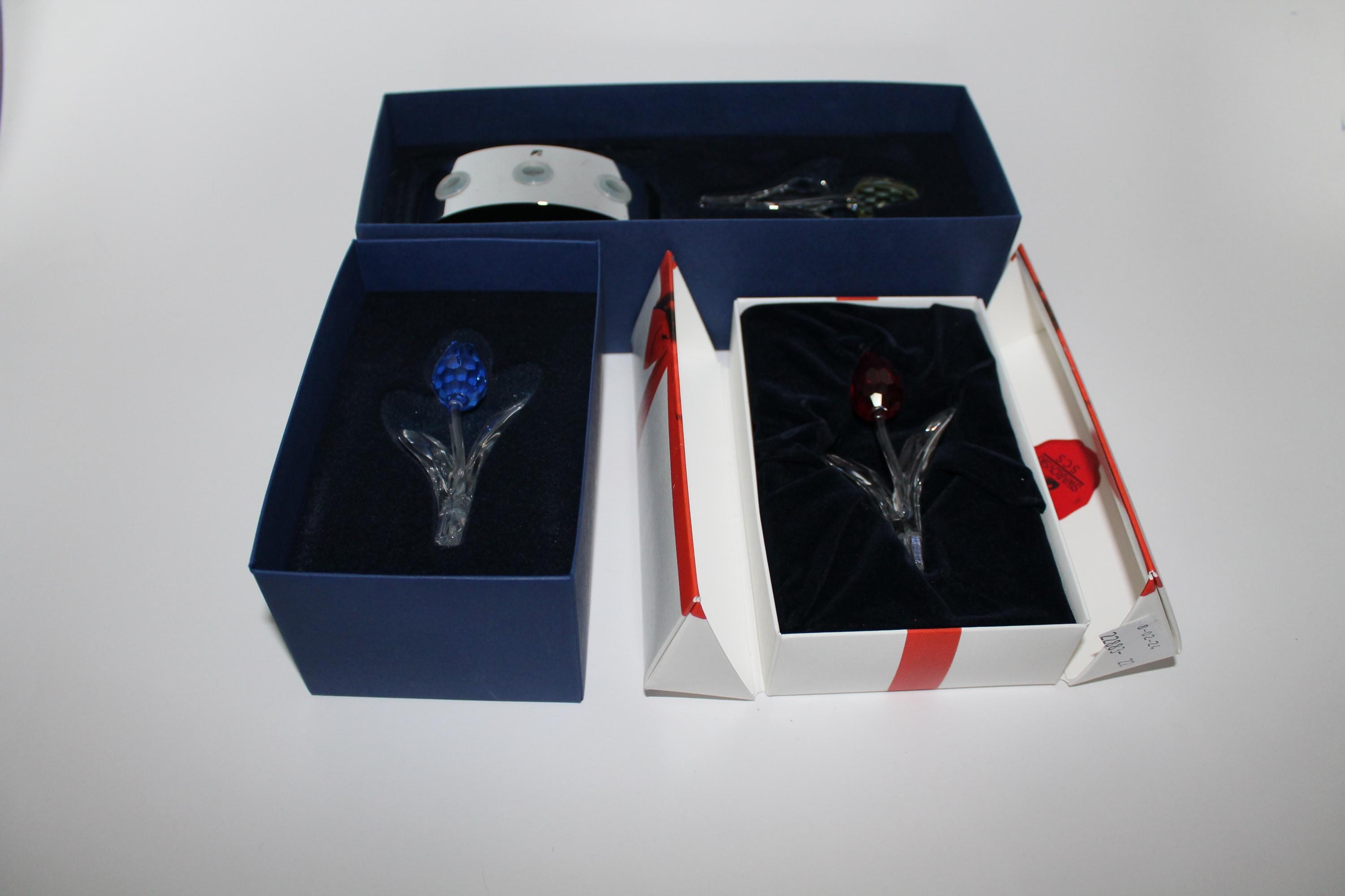 スワロフスキーチューリップ3個セット（スタンド付き） - Etsy 日本