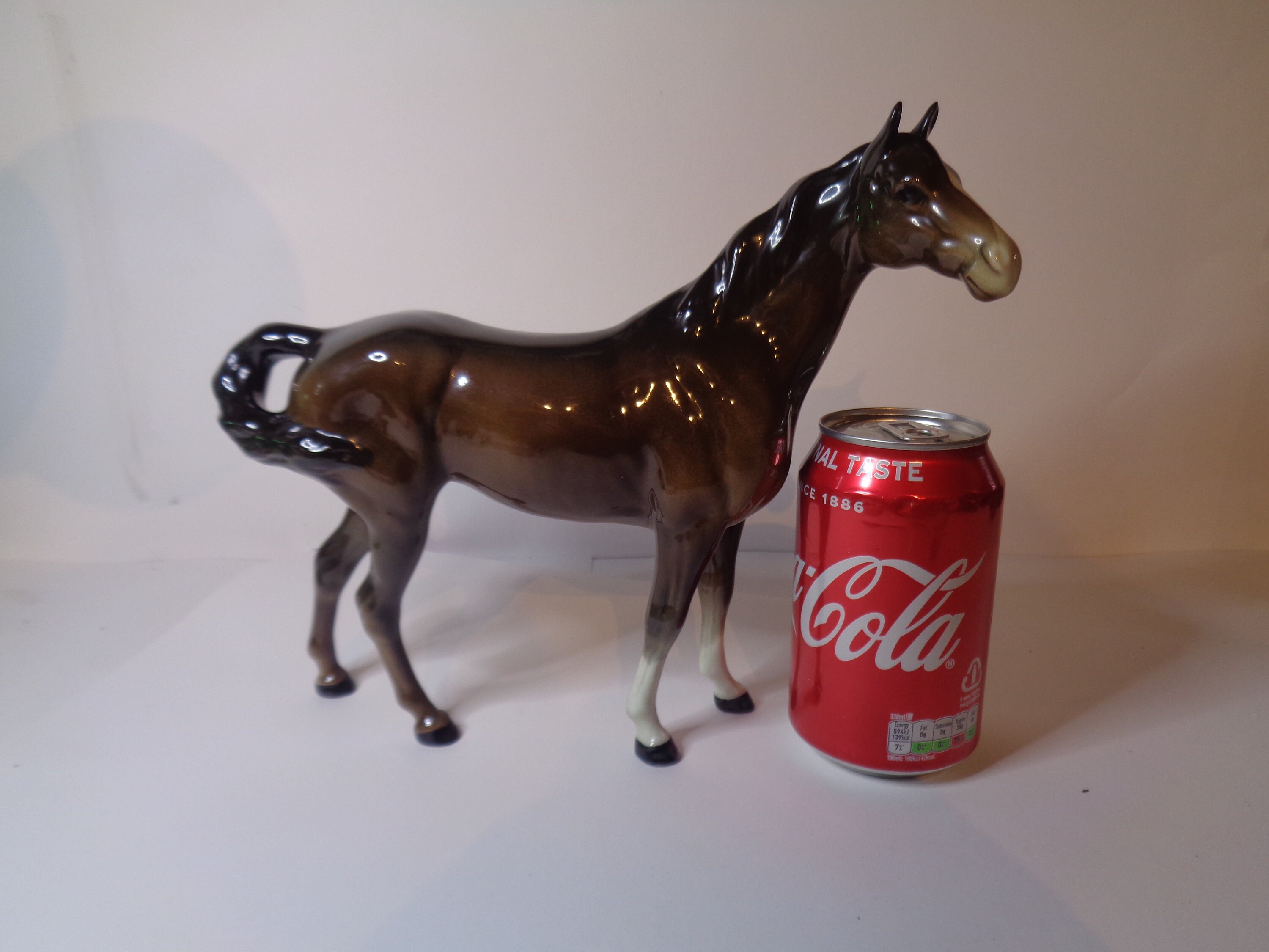 Beswick Horse Swish Tail First Version Gloss Brown No 1182 - Etsy