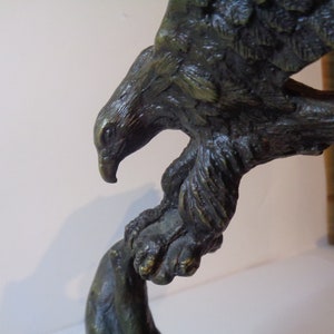 Bronze American Bald Eagle by S A Elfron